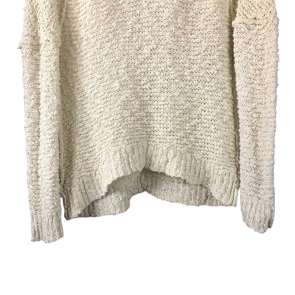 SWEATER - Women's Free People Shaggy Bear Songbird Pullover Sweater in Lemon. XS - Picture 6 of 13